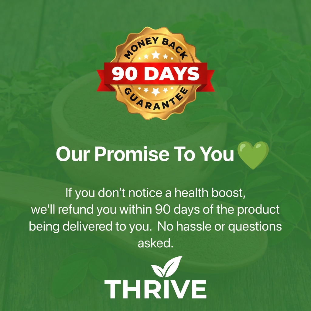 Thrive™ Moringa – Naturally Lowers Cortisol To Help Restore Balance Inside and Out