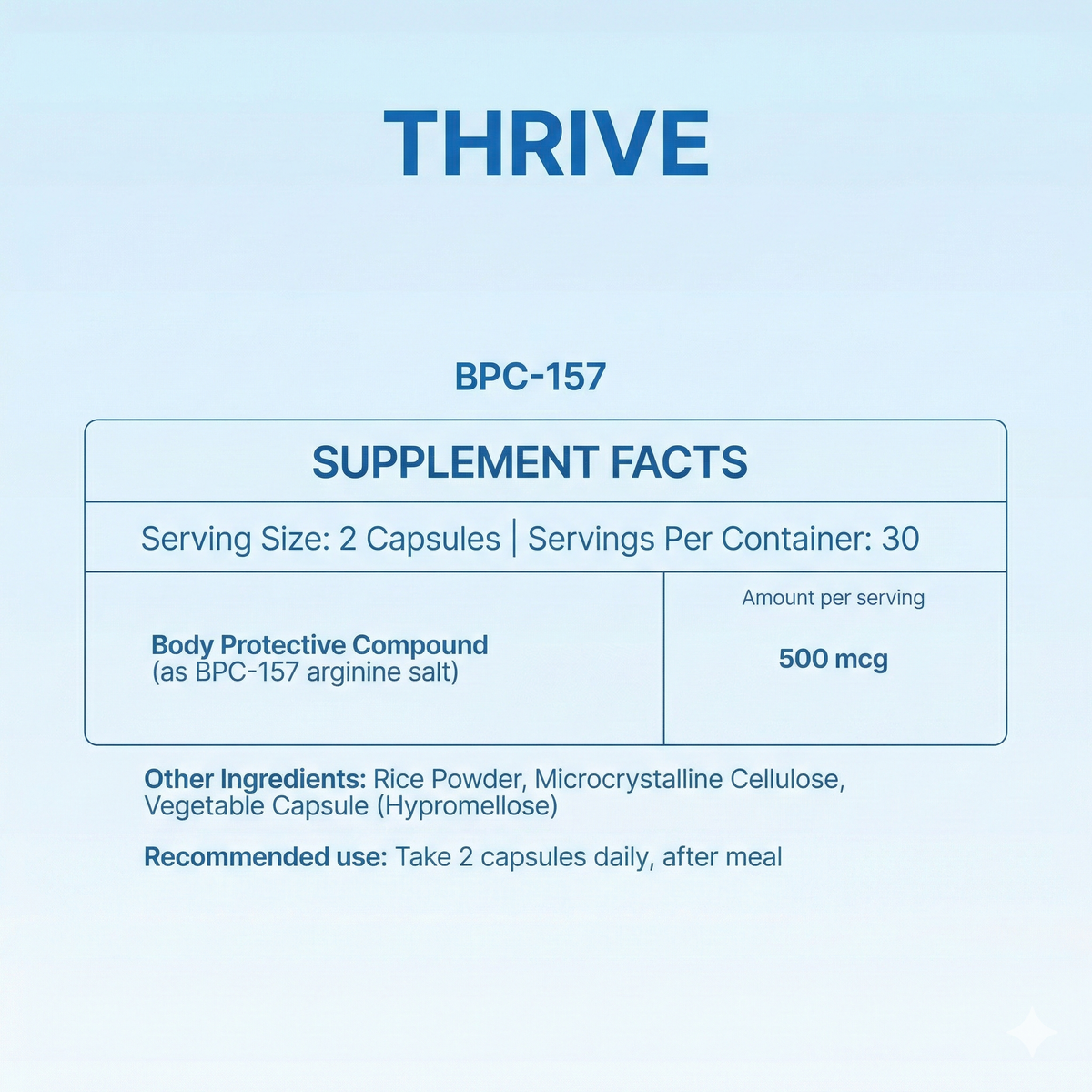 Thrive™ The Viral Body Protection Support (BPC-157) - Trusted By US Doctors