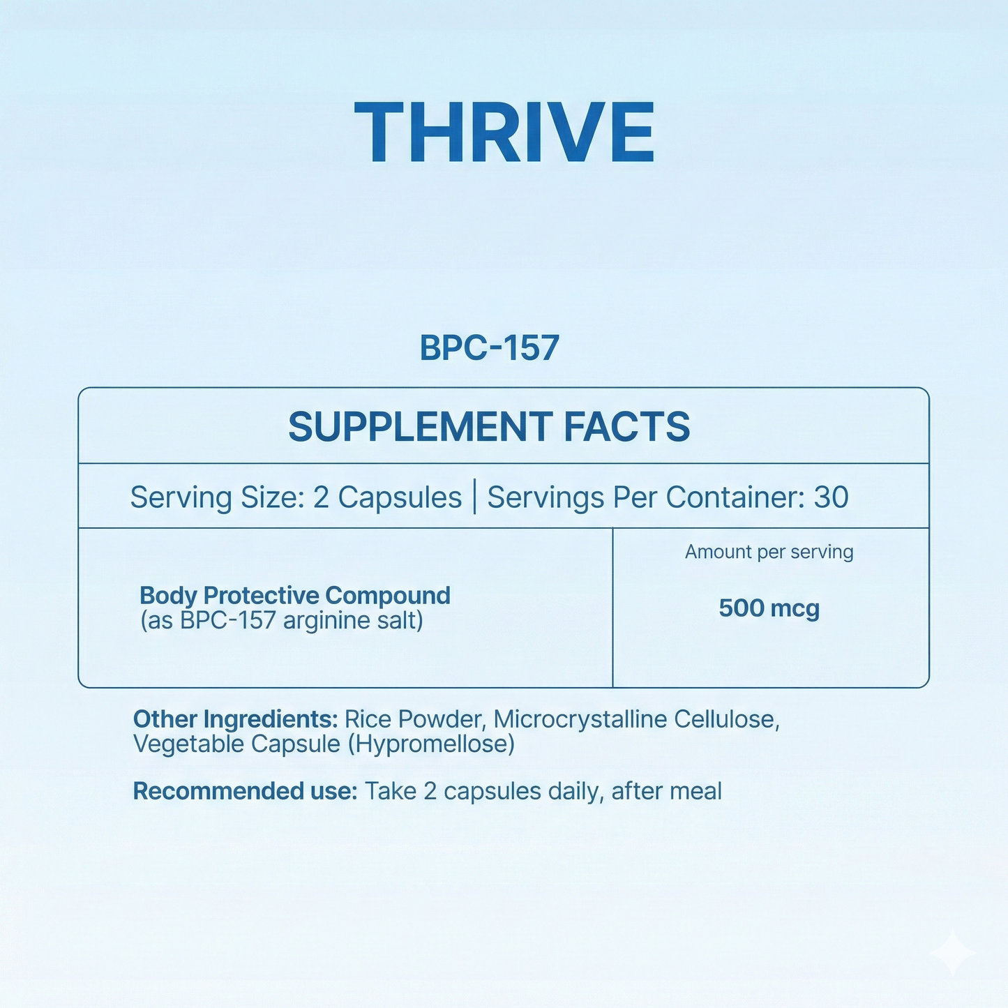 Thrive™ The Viral Body Protection Support (BPC-157) - Trusted By US Doctors