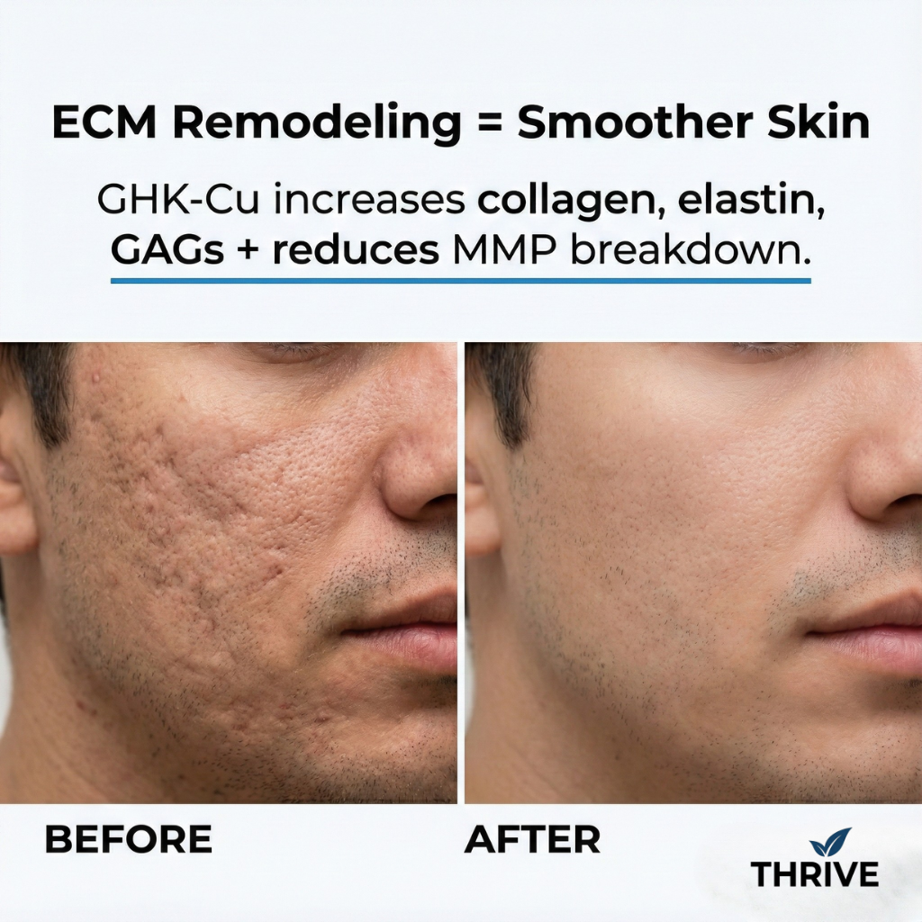 Thrive GHK-Cu Copper Peptide Serum – Skin Barrier Support & Hydration – 29ml