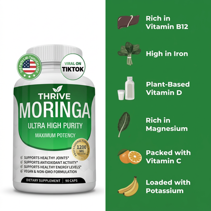 Thrive™ Moringa – Naturally Lowers Cortisol To Help Restore Balance Inside and Out