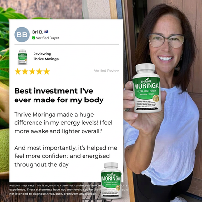 Thrive™ Moringa – Naturally Lowers Cortisol To Help Restore Balance Inside and Out